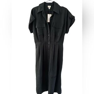 a new day Black Midi Dress